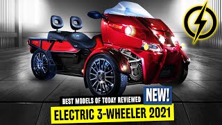 Top 10 Electric ThreeWheelers of Today Best Trikes and Tiny EV Models [upl. by Areis]