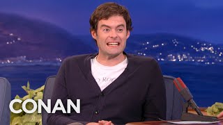 Bill Hader Presents Schwarzenegger Baby  CONAN on TBS [upl. by Ameerahs]