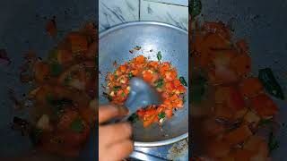 Tomato gojju recipe kannada tasty easy with in 10 minutes recipe for rice [upl. by Groark]