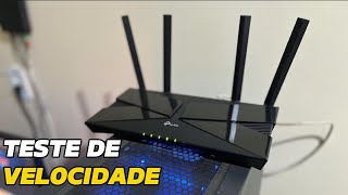 TESTE DE VELOCIDADE DO ROTEADOR TPLINK EX511 NO PC E CELULAR [upl. by Ennazus]