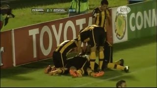 Peñarol 2  1 Arsenal de Sarandí Copa Libertadores 2014 [upl. by Odlanyar]