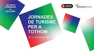 5a edició jornades Turisme per a tothom [upl. by Neiviv]