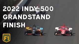 Marcus Ericsson wins the 2022 Indy 500 in grandstand finish [upl. by Attelliw]