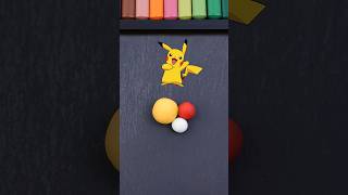 Pika Pika ⚡ pokemon pikachu colormixing artandcraft satisfying [upl. by Fi]