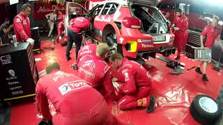 Citroen C3 service Park Rally di Sardegna 2017 [upl. by Sale]