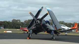 Warbirds Downunder 2024 Corsair THD [upl. by Aryc]