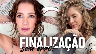 A FINALIZAÇÃO que SEMPRE dá CERTO cabelo ondulado  Luiza Rossi [upl. by Zsuedat]