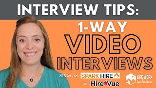 How to Have a Successful 1Way Video Interview Interview Tips [upl. by Cleavland399]