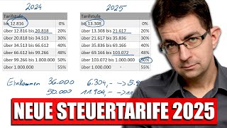 Steuerreform 2025 Darum zahlst du bald weniger Einkommensteuer [upl. by Ahsiram927]