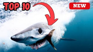 Top 10 Largest Sharks in the World [upl. by Medor]