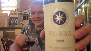 0452  Vinho Sassicaia 2020 vinho vino wine [upl. by Haze]