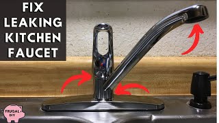 Fix Leaking or Dripping Kitchen Faucet  Single Handle  Delta Peerless [upl. by Nilram728]