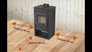 Hoe groot moet de afstand van een houtkachel tot de muur zijn Woodburner houtkachels [upl. by Yun894]