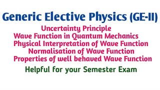 GEII Physics Important Topics Notes  Unit3 [upl. by Dalli]