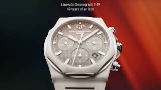 GirardPerregaux Laureato Chronograph Ti49 [upl. by Birdella930]