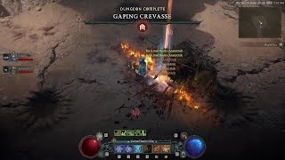 Diablo 4 Sorcerer got a Andariels Visage instead of Harlequin Crest Shako drop from Duriel [upl. by Ettore]