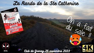 Rando de la Ste Catherine 2024 organisée par le CC Grenay circuit de 50 Km [upl. by Akeryt74]