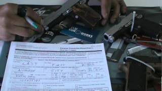 FIREARMS BACKGROUND CHECK FORM BASICS [upl. by Berenice332]