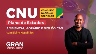 Concurso Nacional Unificado CNU  Plano de Estudos Ambiental Agrário e Biológicas  Bloco 3 [upl. by Alfonse]