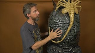 ASMR Unboxing NECA Life Size Xenomorph Egg amp Facehugger Prop Replicas [upl. by Bonine]