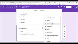 Jak zrobić ankietę wykorzystując formularze Google [upl. by Hgieliak]