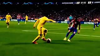 mo salah stunning goal slow motion vs atletico madrid mosalah mohamedsalah goals goal [upl. by Maggee]