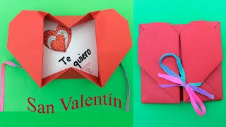 Detalles para el 14 de febrero carta corazón💗Regalos para San Valentín ideas for valentines day [upl. by Nahshunn365]