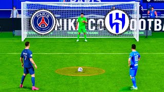 PSG VS AL HILAL  MESSI RONALDO NEYMAR MBAPPE HAALAND l FC 24 PENALTY SHOOTOUT [upl. by Aynekal]