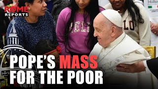 Pope Francis will celebrate Mass with thousands of impoverished people [upl. by Hulbert]