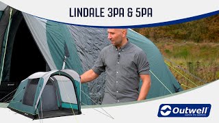 Outwell Lindale 3PA amp 5PA  Inflatable Air tent 2020  Innovative Family Camping [upl. by Yerrot]