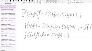 Herleitung der Formel für die partielle Integration [upl. by Tsai]