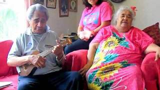 Niuean Hala Tutavaha Lilliani sings quotFakalofa lahi Atuquot AVI Feb 2012 [upl. by Aleibarg]