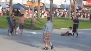 Soccer Diving Referee Prank in Venice Beach WORLD CUP 2014 [upl. by Eiliah]