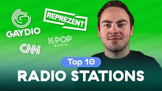 Top 10 Great Radio Stations to Listen to Right Now 2022 [upl. by Suravaj991]