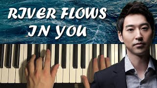 River Flows In You  by Yiruma Piano Tutorial Lesson [upl. by Merrili]