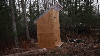 Building a simple outhouse [upl. by Ada]