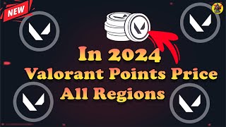 Valorant Points VP Price In All Regions 2024  Valorant Guide  AvengerGaming71 [upl. by Lamori]