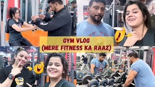 Gym Vlog  Ab Khulenge Mere Fitness Ke Raaz  Hasna Sakhti Se Mana Hai [upl. by Rephotsirhc]