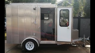 FOR SALE Custom 2024 10ft Single Axle Travel Trailer  6300 CAD around Edmonton  Leduc [upl. by Hairu463]