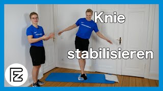 Knie stabilisieren  Die besten Übungen für den Muskelaufbau am Knie [upl. by Dragelin]