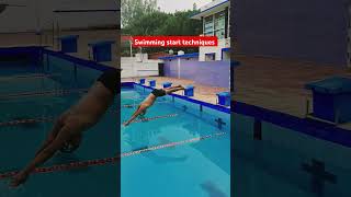 How to learn swimming start techniques and tricks swimming beginners swimming tips swimming dive [upl. by Larkin758]