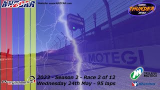 ANZCAR Thunder 2023  Series 2  Race 2 of 12  Twin Ring Motegi [upl. by Ramsey]