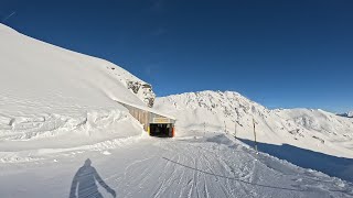 Arosa Lenzerheide Piste 21  Parpaner Rothorn Ski Schweiz Arosa 16122023 4K SCENIC VIEW [upl. by Princess104]