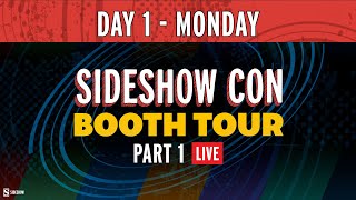 Booth Tour  Day 1  Part 1  Sideshow Con 2021 [upl. by Rezal]