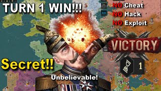 EW6 1914 WINNING the 1914 Conquest in 1 TURN  Secret Conquest [upl. by Prentiss462]