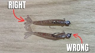 StepByStep Instructions For Rigging Soft Plastic Lures [upl. by Adlar]