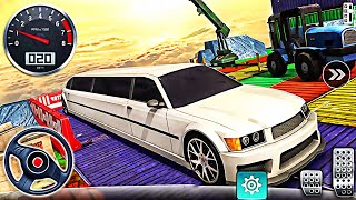 Impossible Limousine Car Stunt Driving  Crazy Limo Driving Game 3D  Android Gameplay [upl. by Koran]