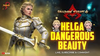 Shadow Fight 4 Best Characters  Dangerous Beauty Meet Helga Shadow Fights Royal Warrior [upl. by Ahsilam]