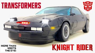 WOW Transformers X Knight Rider AGENT KNIGHT Crossover KITT Review [upl. by Margery178]