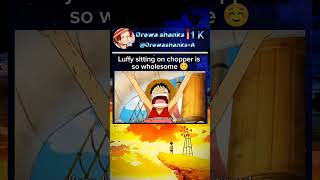 Luffy sitting on Chopper  Luffy and Chopper  Luffy and Ussop  onepiece luffy chopper shorts [upl. by Ayoj]